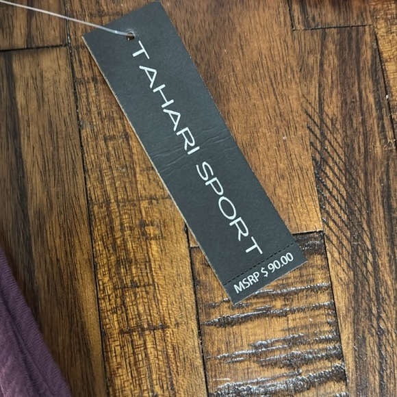 Tahari Sport Purple Sweater Turtleneck size Medium NWT - Picture 5 of 7